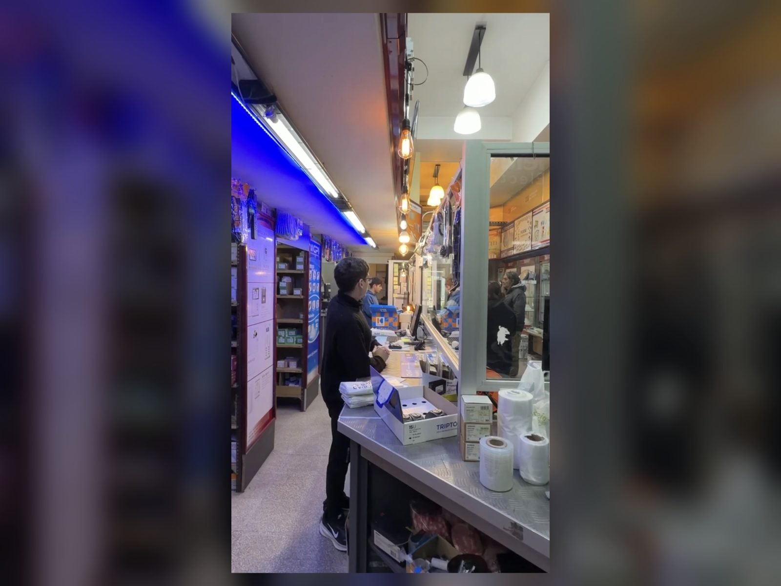 Mostrador de Electricidad del Sur en Quilmes.